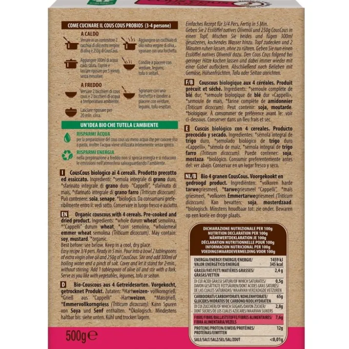 Cous Cous 4 Cereali PROBIOS 500g