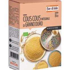 Cous Cous Integrale Di Grano Duro Bio Fior Di Loto 500g
