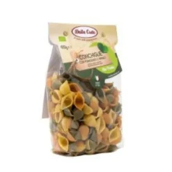 Dalla Costa Pasta Vegana Conchiglie Tricolori Pomodoro Spinaci Bio 400g