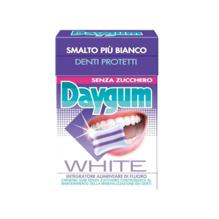 Daygum White Senza Zucchero 20 Pezzi