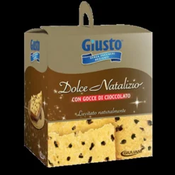 Dolce Natalizio Giuliani con Gocce di Cioccolato Giusto 600g