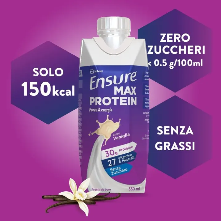 Ensure Max Protein Vaniglia Abbott 4x330ml