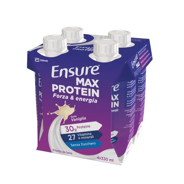 Ensure Max Protein Vaniglia Abbott 4x330ml