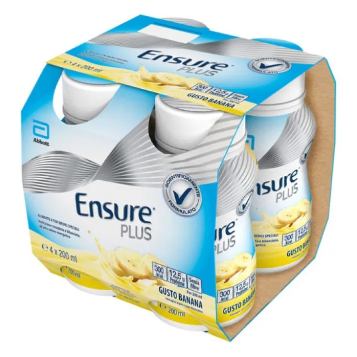Ensure Plus Banana Abbott 4x200ml