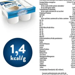 Ensure Plus Crème Vaniglia Abbott 4x125g
