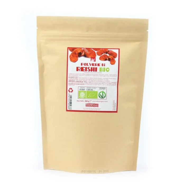 Erbavoglio Polvere Di Reishi Bio Integratore Alimentare 250g