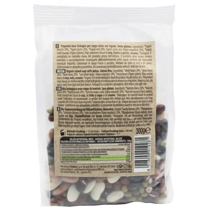 Fagiolata Mix di Fagioli Per Zuppa Probios 300g