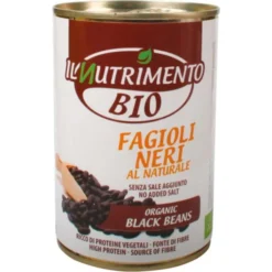 Fagioli Neri Al Naturale Il Nutrimento Bio 400g