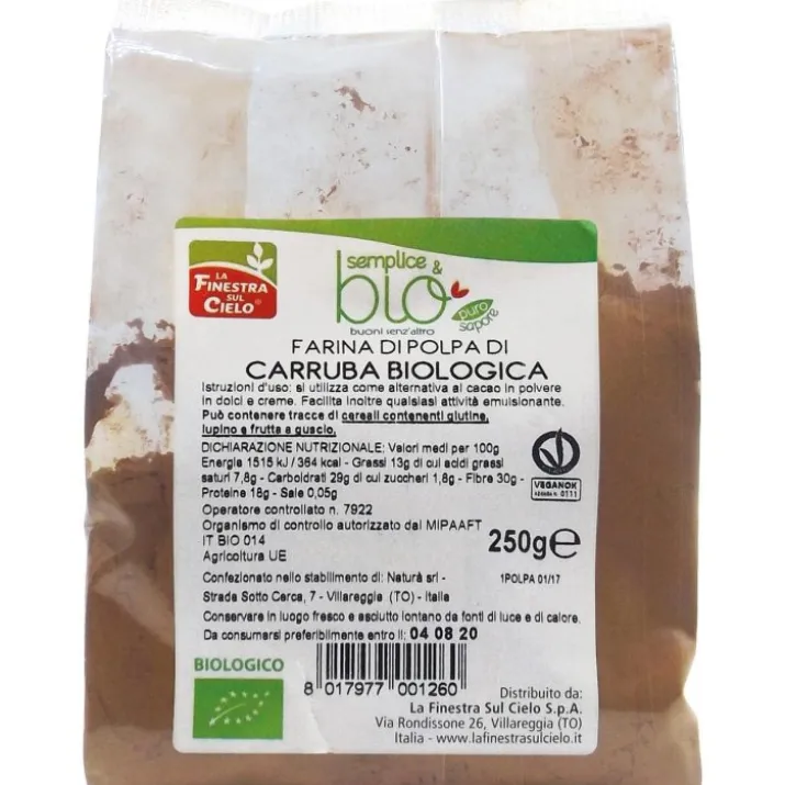 Farina Di Polpa Di Carruba La Finestra Sul Cielo 250g
