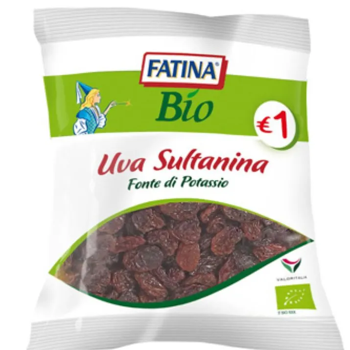 Fatina Uva Sultanina Bio Fonte di Potassio 70g
