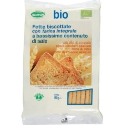 Fette Biscottate Con Farina Integrale A Bassissimo Contenuto Di Sale Biologico Probios 450g