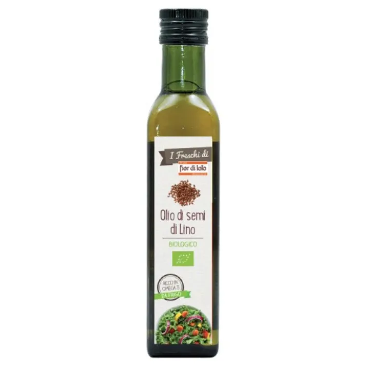 Fior di Loto Olio Lino Da Frigo Bio Olio 250g
