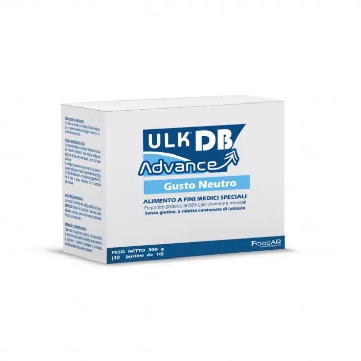Foodar ULK DB Advance Neutro: Alimento a Fini Medici Speciali, 30 Bustine