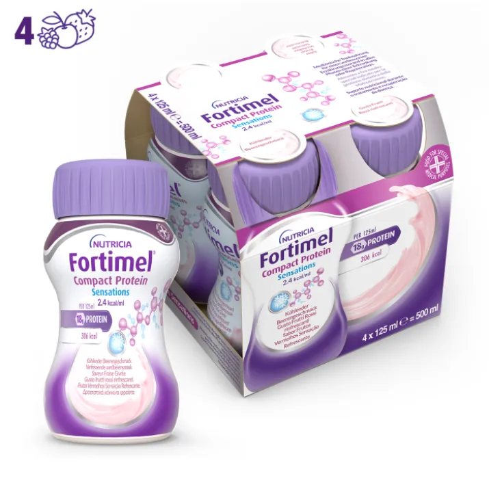 Fortimel® Compact Protein Frutti Rossi Nutricia 4x125ml