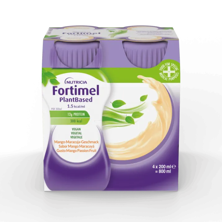 Fortimel Plant Based Energy Mango Passion Fruit Nutricia 4x200ml