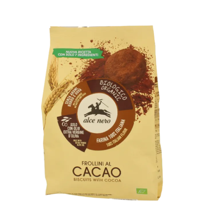 Frollini Al Cacao Biologici Alce Nero 350g