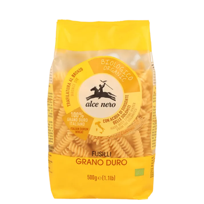 Fusilli Di Grano Duro Biologici Alce Nero 500g