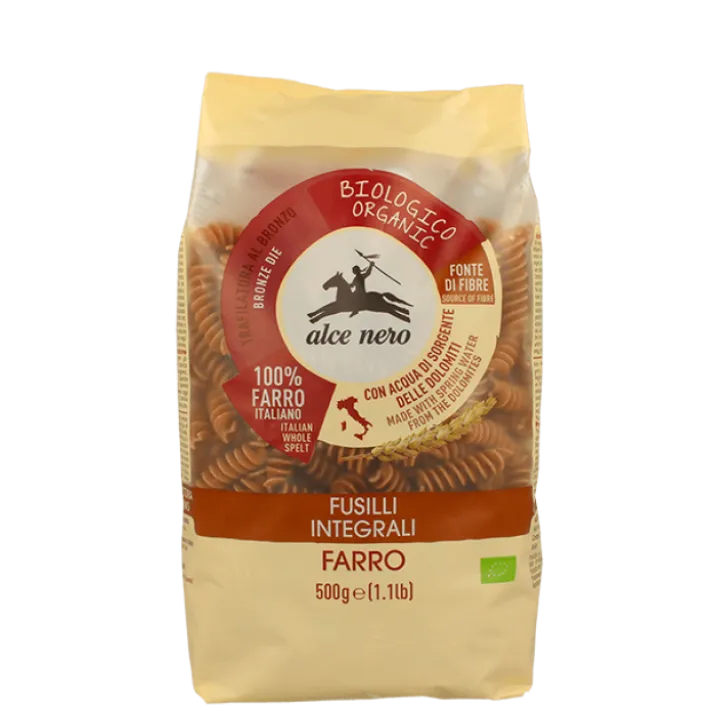 Fusilli Integrali Di Farro Biologici Alce Nero 500g