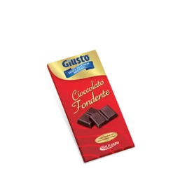 Giusto Senza Zuccheri Aggiunti Cioccolato Fondente Giuliani 85g