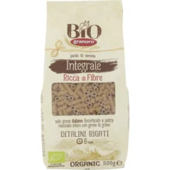 Granoro Ditalini Rigati Integrali Bio 500g