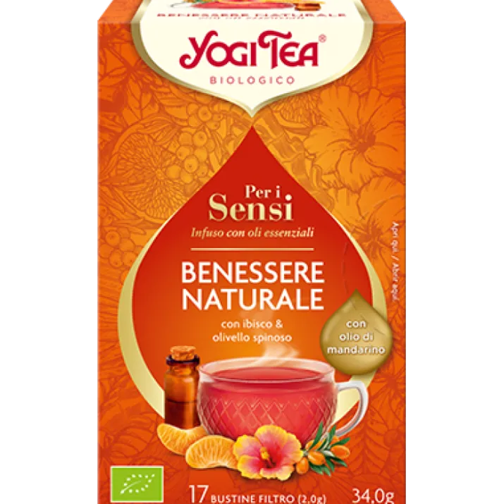 Infuso Biologico Per I Sensi Benessere Naturale Yogi Tea 17 Bustine Filtro