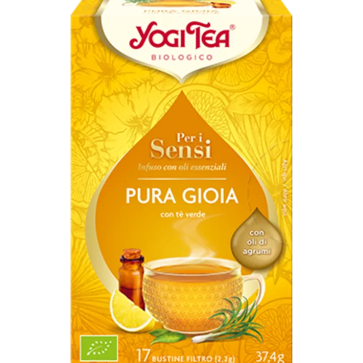Infuso Biologico Per I Sensi Pura Gioia Yogi Tea 17 Bustine Filtro