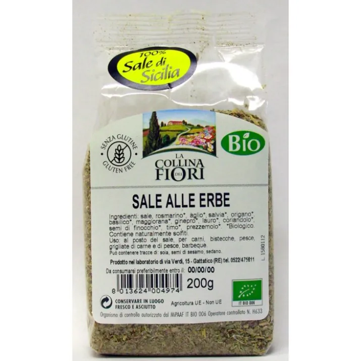 La Collina Dei Fiori Sale Alle Erbe Senza Glutine Biologico 200g