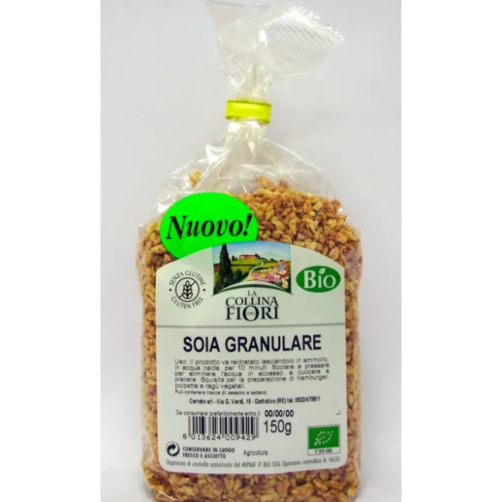 La Collina Dei Fiori Soia Granulare Biologico Senza Glutine 150g