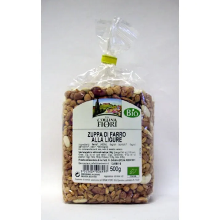 La Collina Dei Fiori Zuppa Di Farro Alla Ligure Bio 500g