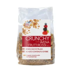 La Finestra Sul Cielo Crunchy Con Avena E Frutti Rossi Bio Cereali Per La Colazione 375g