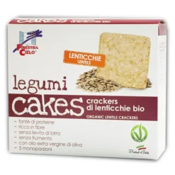 La Finestra Sul Cielo Legumicakes Crackers Di Lenticchie Bio 250g