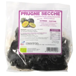 La Finestra Sul Cielo Prugne Secche Reidratate Con Nocciole Biologico 250g