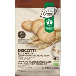 La Via Del Grano Biscotti Ai Tre Cereali Probios 300g