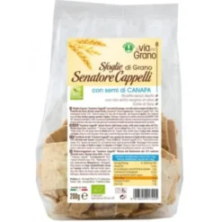 La Via Del Grano Sfoglie Di Grano Senatore Cappelli Con Semi Di Canapa Probios 200g