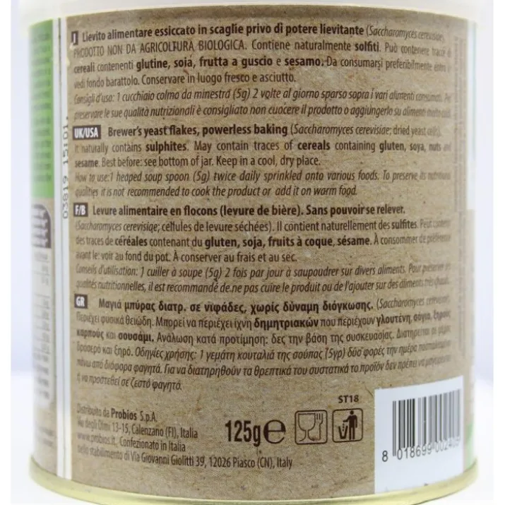 Lievito Alimentare In Scaglie Probios 125g
