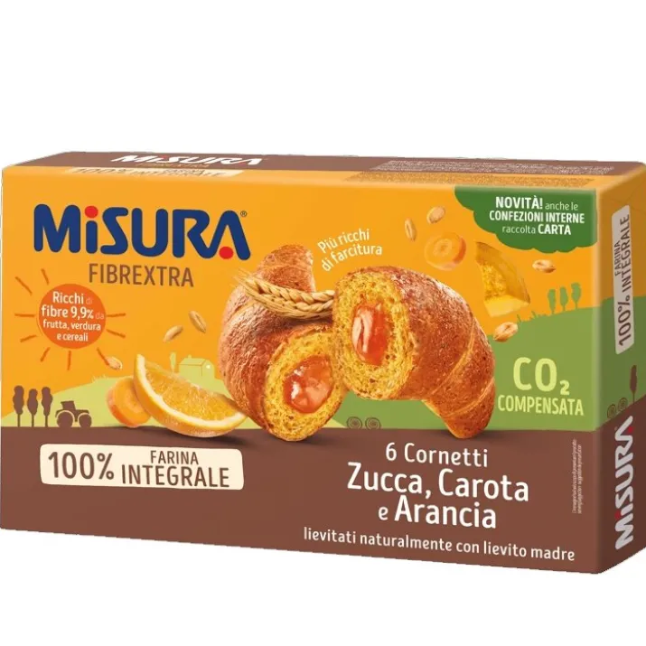 Misura® Fibrextra Cornetti Arancia, Carota E Zucca 300g