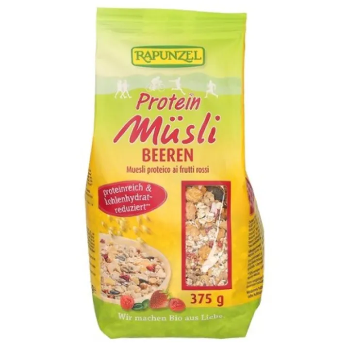 Muesli Proteico Ai Frutti Rossi Rapunzel 375g