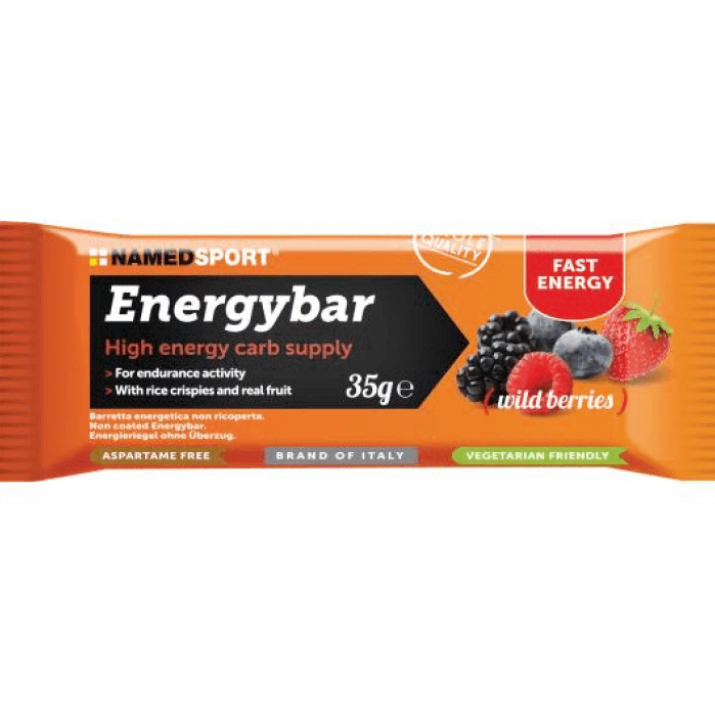 Named Sport Energybar Wild Berries Barretta Energetica Ai Frutti Rossi 35g