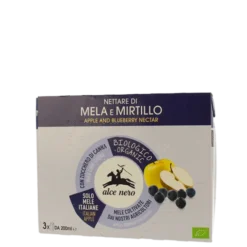 Nettare Di Mela/Mirtillo Biologico Alce Nero 3x200ml