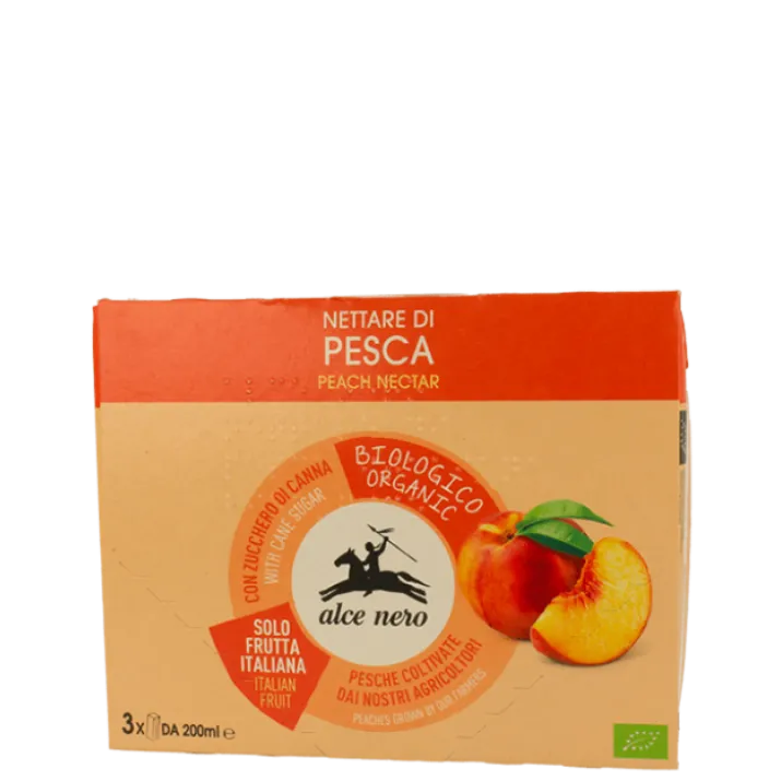 Nettare Di Pesca Biologico Alce Nero 3x200ml