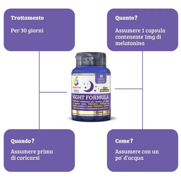 NIGHT FORMULA Optima 30 Capsule