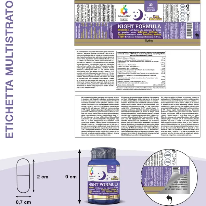 NIGHT FORMULA Optima 30 Capsule