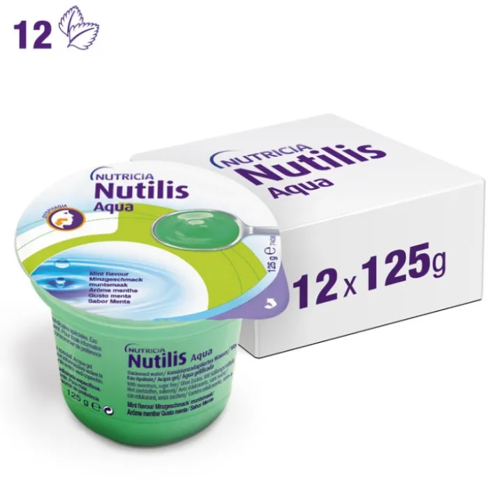Nutilis Aqua Gel Menta Nutricia 12x125g