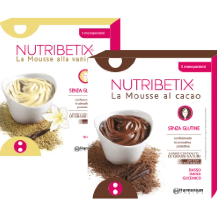 Nutribetix La Mousse Al Gusto Vaniglia 5 Monoporzioni 135g