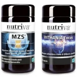 Nutriva® MZS® + Withania Focus 120 Compresse + 30 Capsule