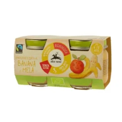 Omogeneizzato Banana E Mela Biologico Alce Nero 2x80g