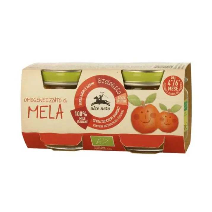 Omogeneizzato Di Mela Biologico Alce Nero 2x80g