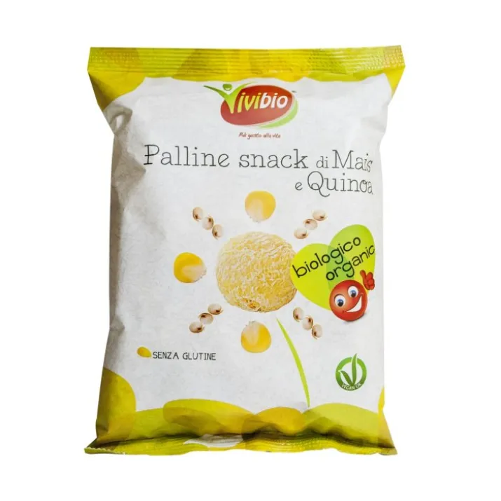 Palline Snack Mais E Quinoa Vivibio 40g