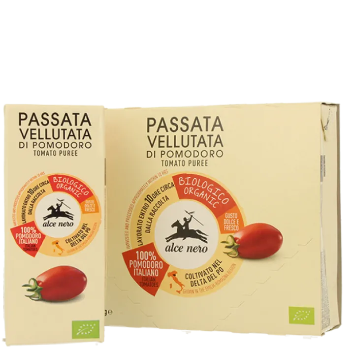Passata Vellutata Di Pomodoro Biologica Alce Nero 3x200g