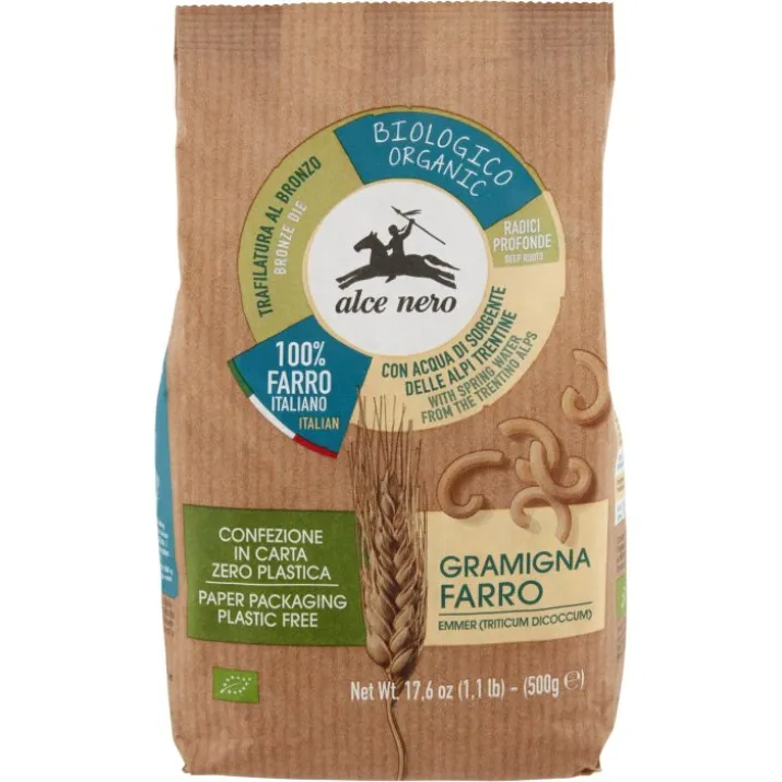 Pasta di Farro Gramigna Alce Nero 500g